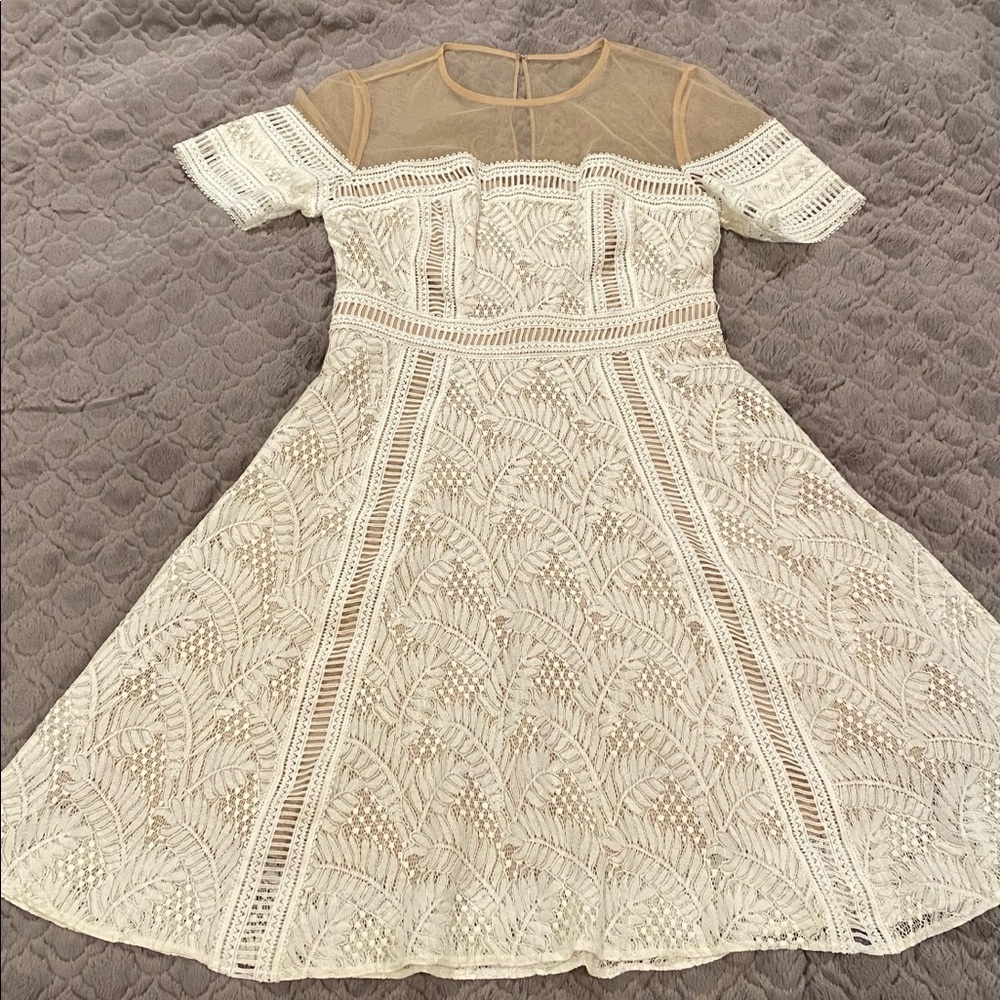Rachael Roy Lined Lace Dress